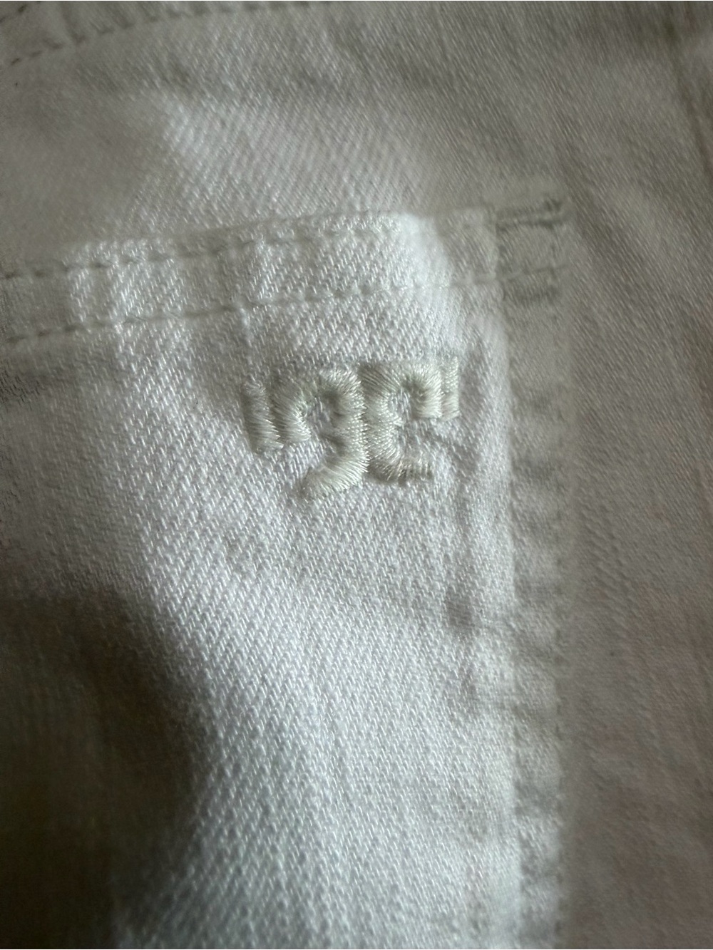 TORY BURCH Alexa Cropped Skinny White Jeans Sz 31 - Picture 5 of 8